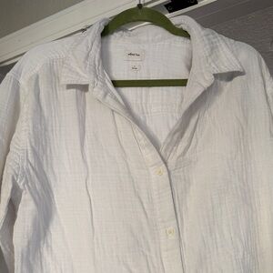 Wilfred White Button Down Shirt